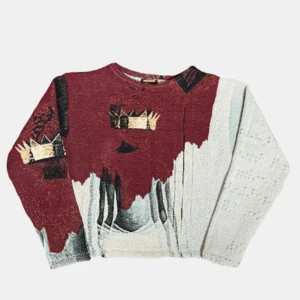 ANTI WOVEN TAPESTRY SWEATER