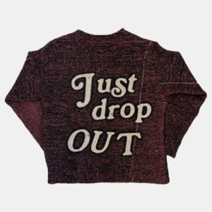 DROPOUT WOVEN TAPESTRY SWEATER